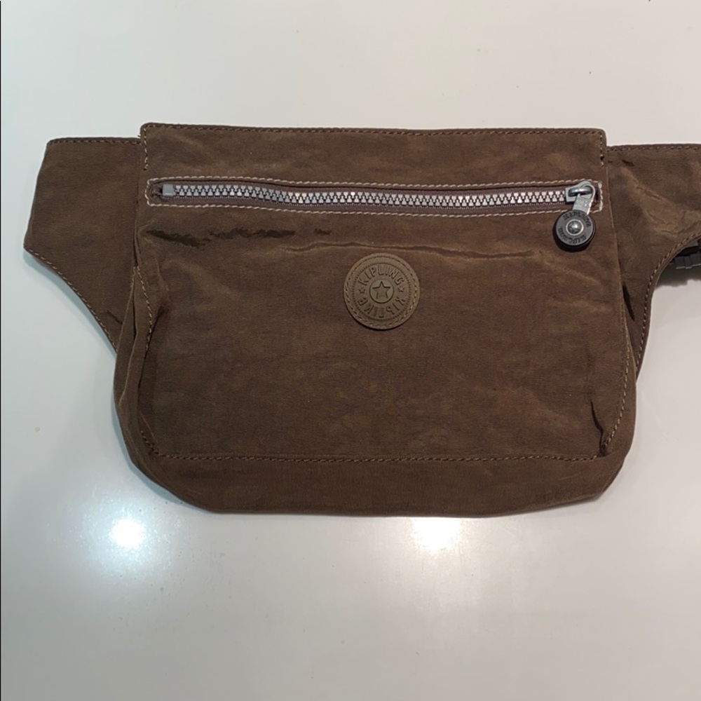 Kipling khaki green waist pouch